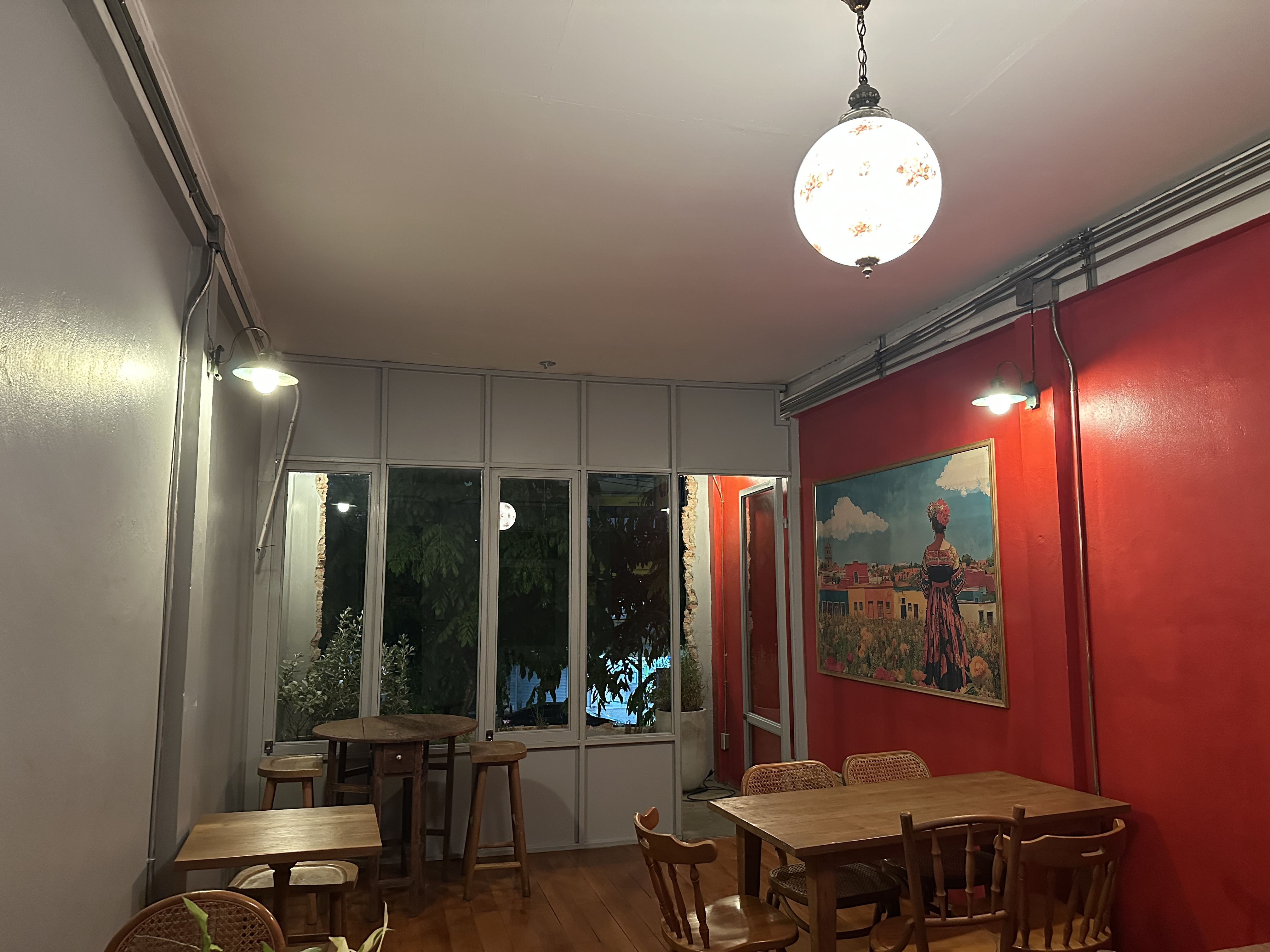 The Red Wall second floor