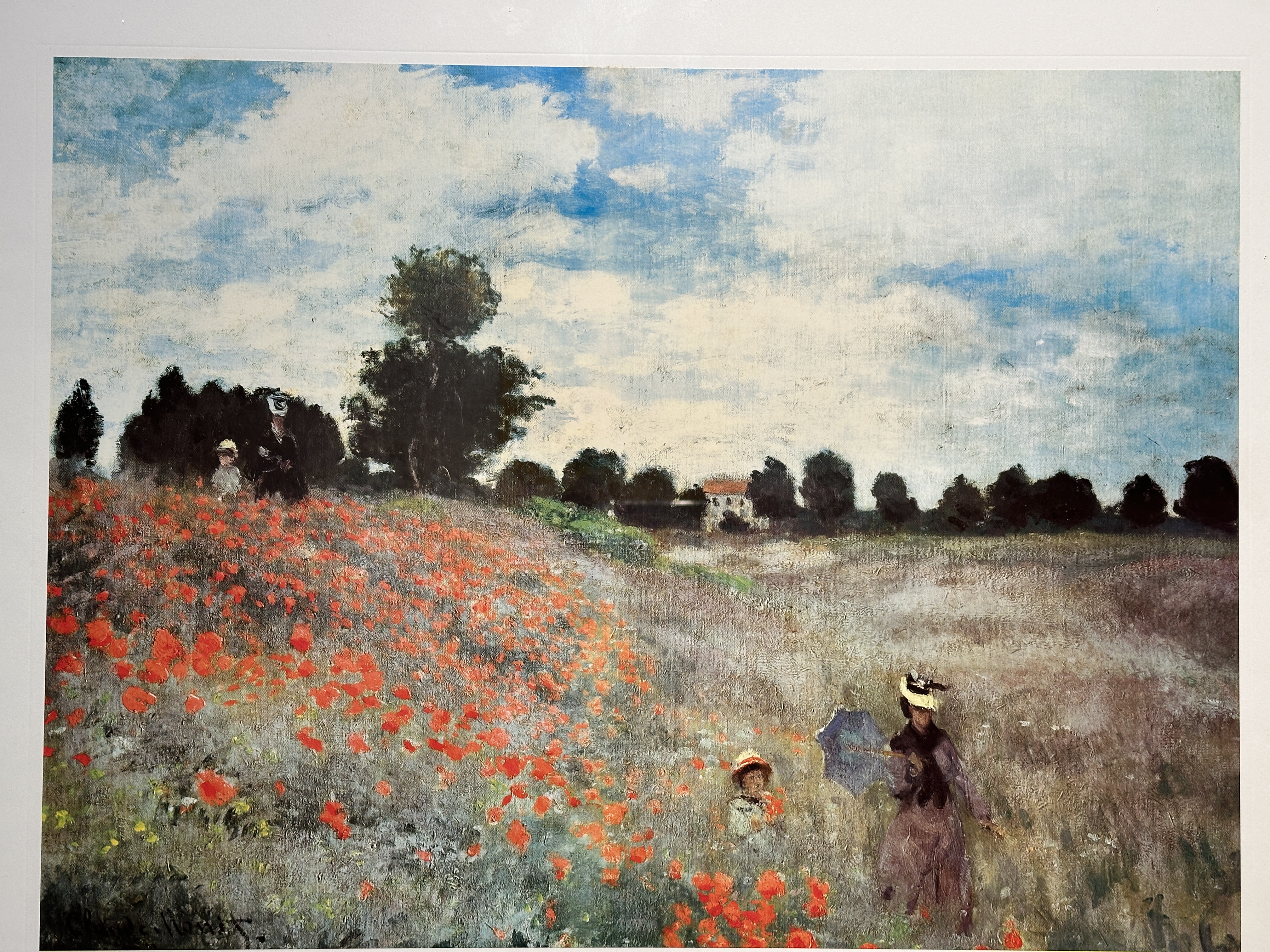 The Red Wall monet